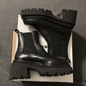 Sandro Chelsea Platform Ankle Boots